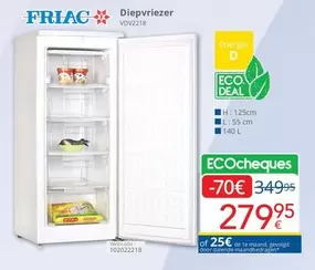 De - Diepvriezer VOV2218