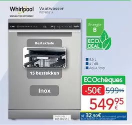 Whirlpool - Vaatwasser W7FHS51X