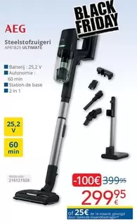 Black - Steelstofzuigeri AP81825 ULTIMATE