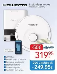 Stofzuiger robot RR8797WH ANIMAL