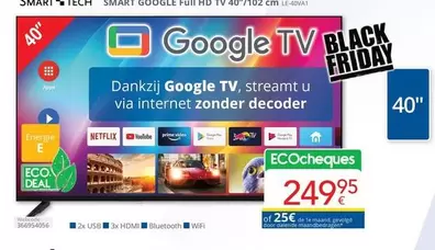 Black - Full HD TV 40"/102 cm