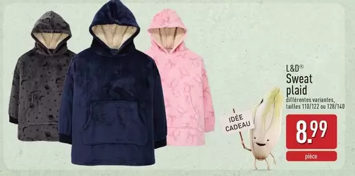 Cadeau - Sweat plaid