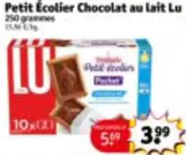 Petit Ecolier Chocolat au lait