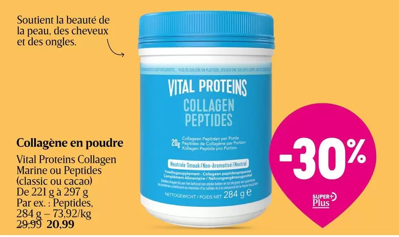 De - Collagen Marine ou Peptides