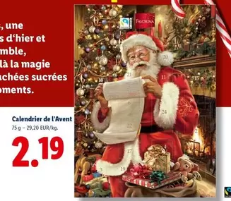 De - Calendrier de l'Avent