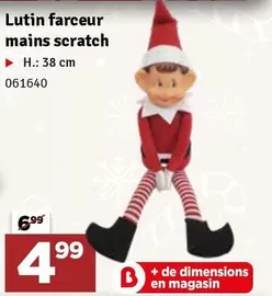 De - Lutin farceur mains scratch