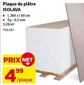De - Plaque de plâtre