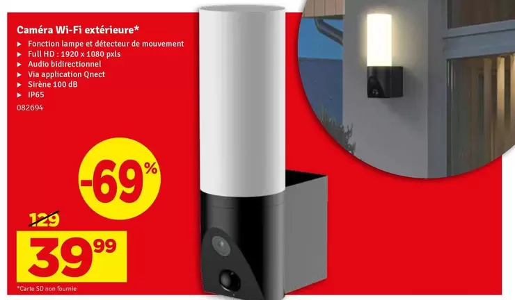 De - Caméra Wi-Fi extérieure