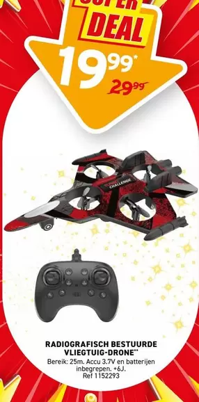 RADIOGRAFISCH BESTUURDE VLIEGTUIG-DRONE