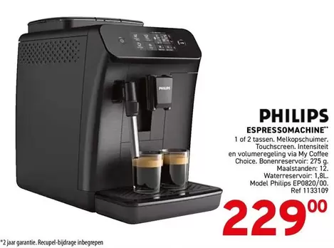 Philips - ESPRESSOMACHINE