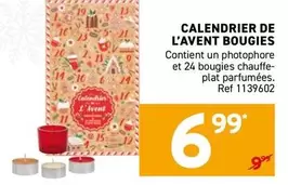 De - CALENDRIER DE L'AVENT BOUGIES