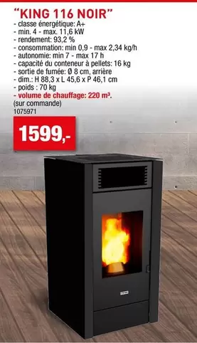 Kw - KING 116 NOIR