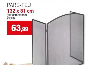 PARE-FEU 132 x 81 cm
