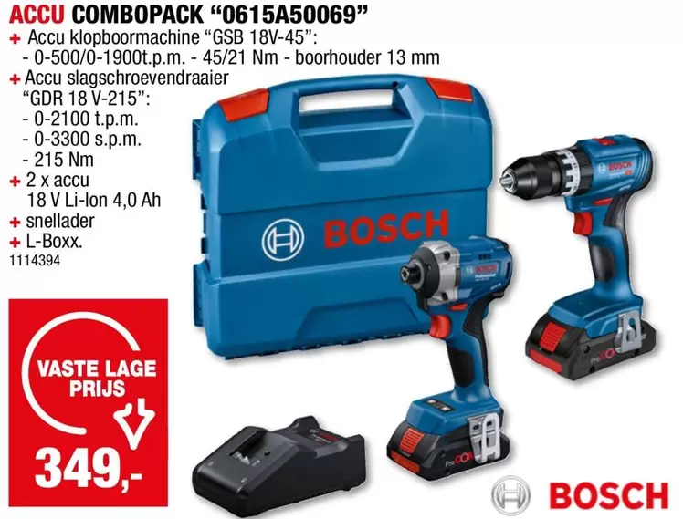 Bosch - ACCU COMBOPACK "0615A50069"