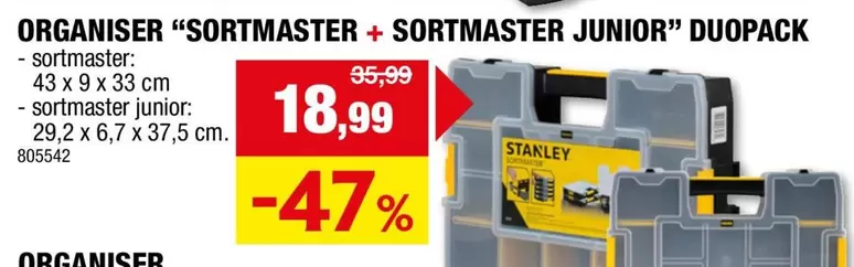 SORTMASTER + SORTMASTER JUNIOR DUOPACK