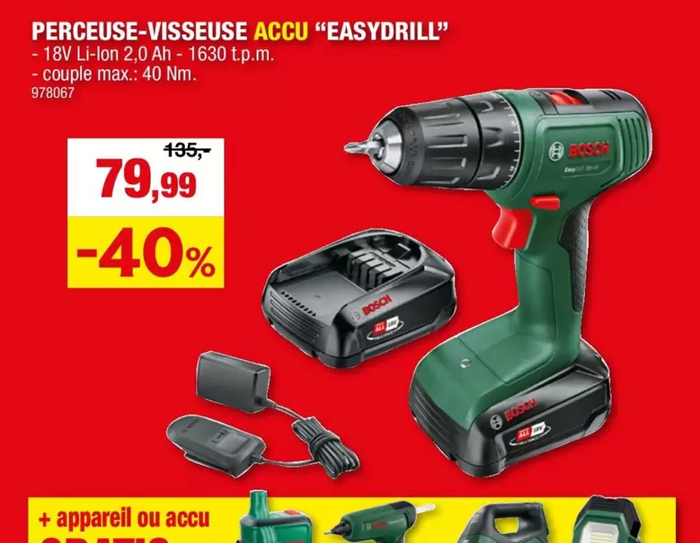Bosch - ACCU "EASYDRILL"