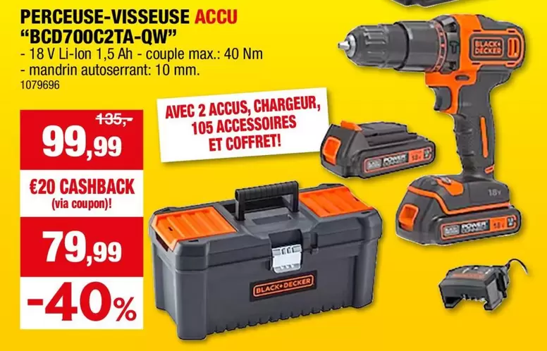 Black - BCD700C2TA-QW