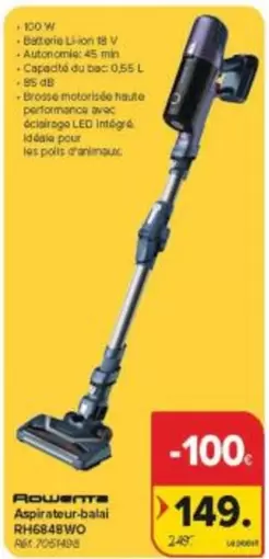 Aspirateur-balai RH6846WO