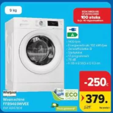 Whirlpool - Wasmachine FFB9469WVEE