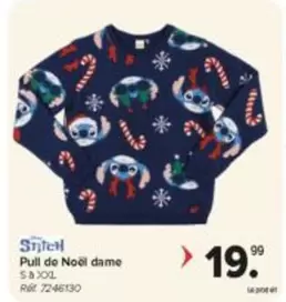Stitch - Pull de Noël dame