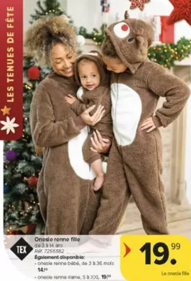 De - Onesie renne fille