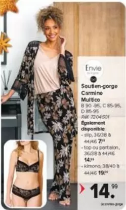 Soutien-gorge Carmine Multico, top ou pantalon, kimono
