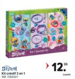 Stitch - Kit créatif 3 en 1