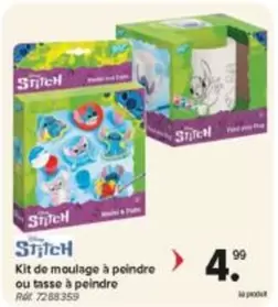 Stitch - Kit de moulage à peindre ou tasse à peindre
