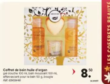 De - Coffret de bain huile d'argan