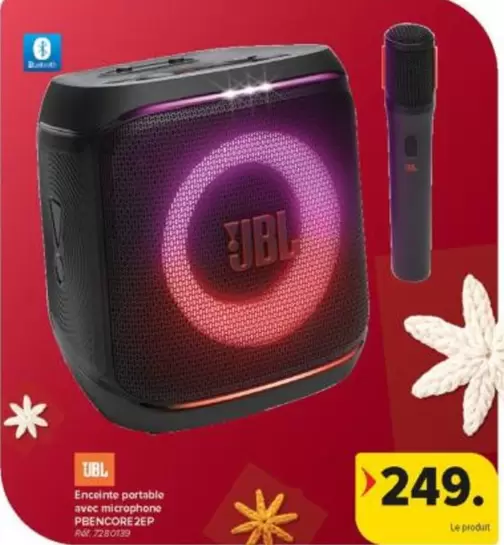 JBL - Enceinte portable avec microphone PRENCORE2EP
