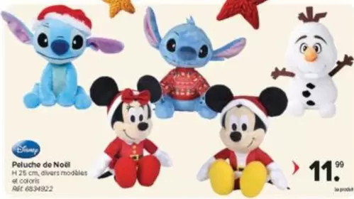 Disney - Peluche de Noël
