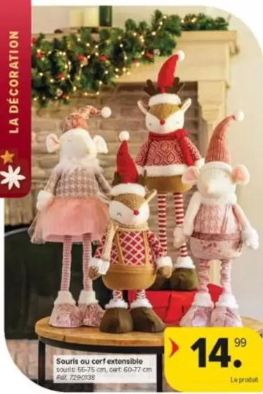 Souris ou cerf extensible