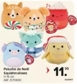 De - Peluche de Noël Squishmallows