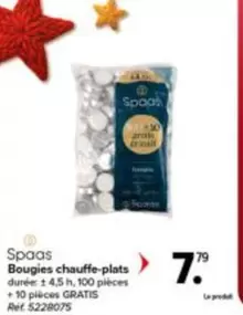 Bougies chauffe-plats