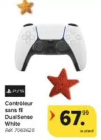 White - Contrôleur sans fil DualSense