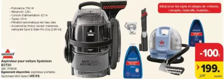 De - Aspirateur pour voiture Spotclean 83730