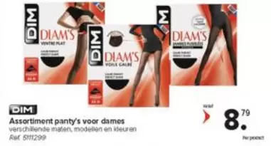 Assortiment panty's voor dames