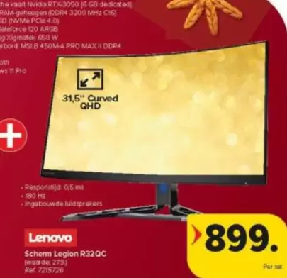 Lenovo - Scherm Legion R320C