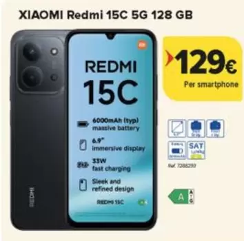 Xiaomi - Redmi 15C 5G 128 GB