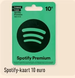 Euro - Spotify-kaart