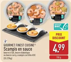 Be - Scampis en sauce