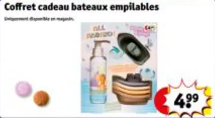 Cadeau - Cofret cadeau bateaux empilables