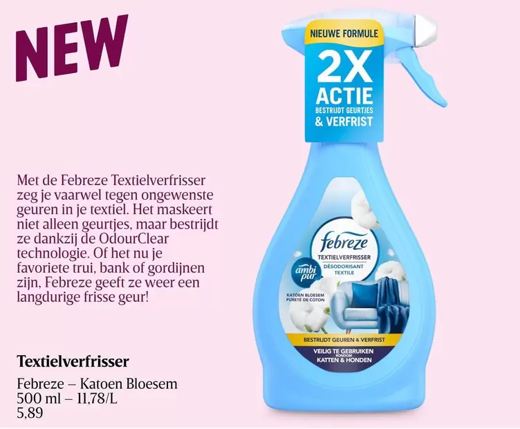 De - Textielverfrisser