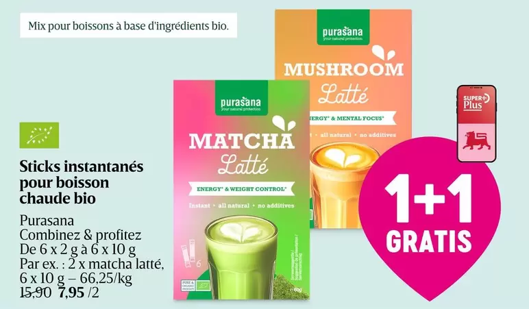 Mix - MATCHA Latté, MUSHROOM Latté