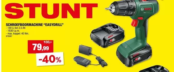 Bosch - SCHROEFBOORMACHINE "EASYDRILL"