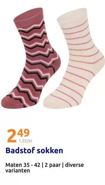 Badstof sokken