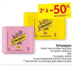 Pink - Indian Tonic ou Indian Tonic Zero,