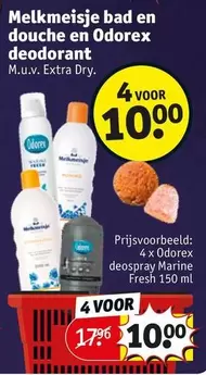 Extra - bad en douche en Odorex deodorant