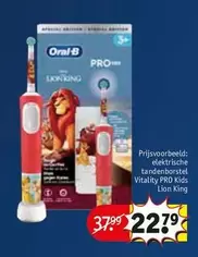 Lion - elektrische tandenborstel Vitality PRO Kids  King