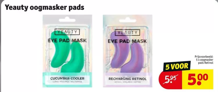 Cooler - Oogmasker Pads